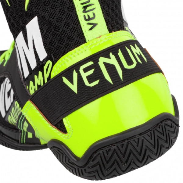 Боксерки Venum Elite VTC 2 Edition Boxing Shoes Black Neo Yellow