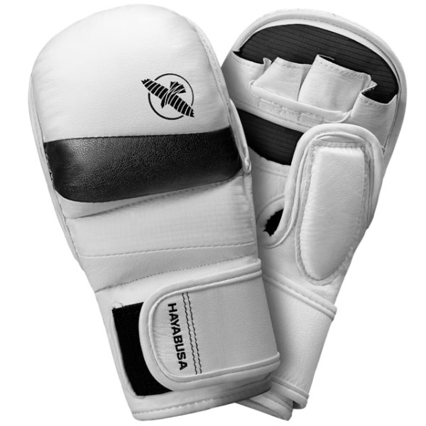Гібридні рукавиці для MMA Hayabusa T3 7oz Hybrid Gloves White Black