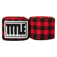 Бинти Title Boxing Print Hand Wraps 180 Black Red