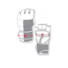 Рукавиці для боїв Hayabusa Ikusa 4oz MMA Gloves - White