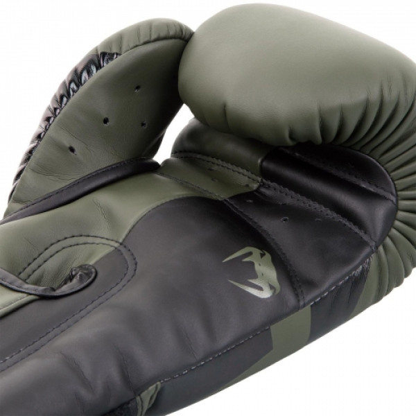 Боксерські рукавиці Venum Elite Boxing Gloves Khaki Black