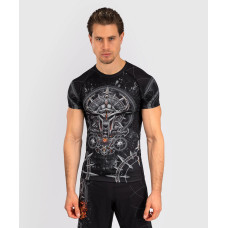 Рашгард Venum Gladiator 5.0 Men's Short Sleeve Rashguard Black Silver