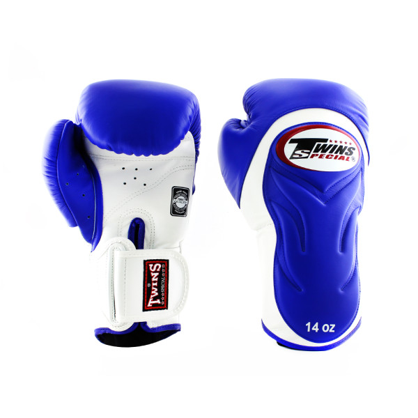 Боксерські рукавиці Twins Velcro Extra Design BGVL6 White Blue