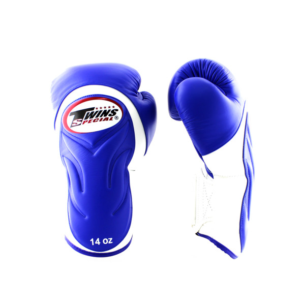 Боксерські рукавиці Twins Velcro Extra Design BGVL6 White Blue