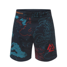 Шорти для MMA Peresvit Koi Blue Orange Red
