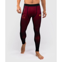 Компресійні штани Venum Tactical XT Spats - Black/Burgundy/Gold
