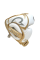 Боксерський шолом Rival RHG100 Professional Headgear White Gold