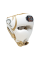 Боксерський шолом Rival RHG100 Professional Headgear White Gold