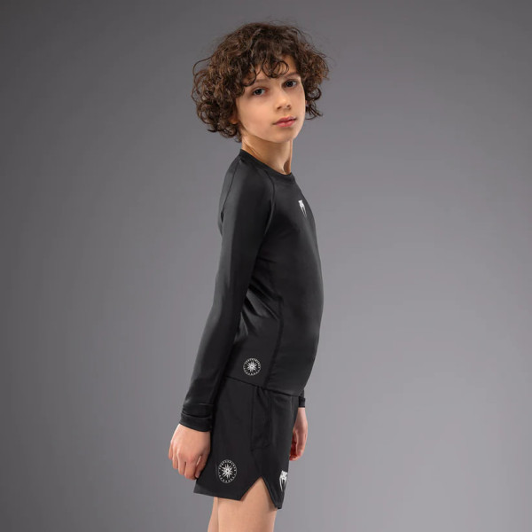 Дитячий рашгард Venum Contender Kids Rashguards Long Sleeves - Black