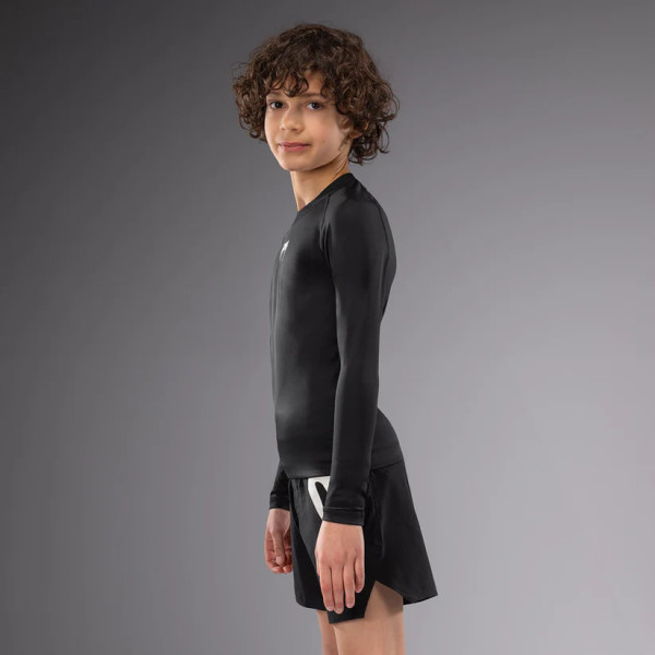 Дитячий рашгард Venum Contender Kids Rashguards Long Sleeves - Black