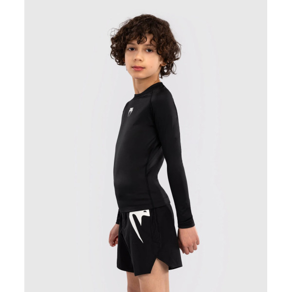 Дитячий рашгард Venum Contender Kids Rashguards Long Sleeves - Black