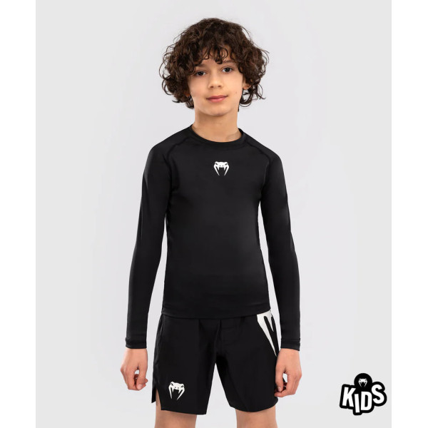 Дитячий рашгард Venum Contender Kids Rashguards Long Sleeves - Black