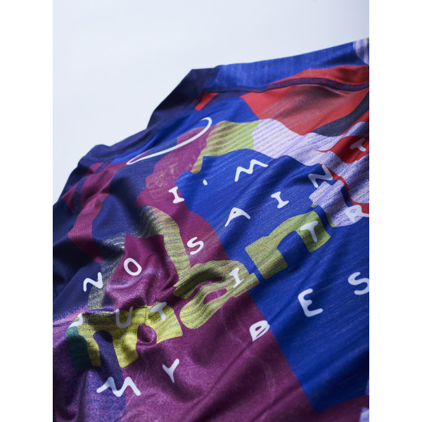 Рашгард з коротким рукавом MANTO Neon Abstract