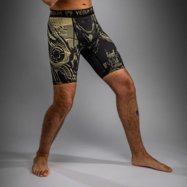 Компресійні шорти Venum Invader Vale Tudo Shorts Black Sand