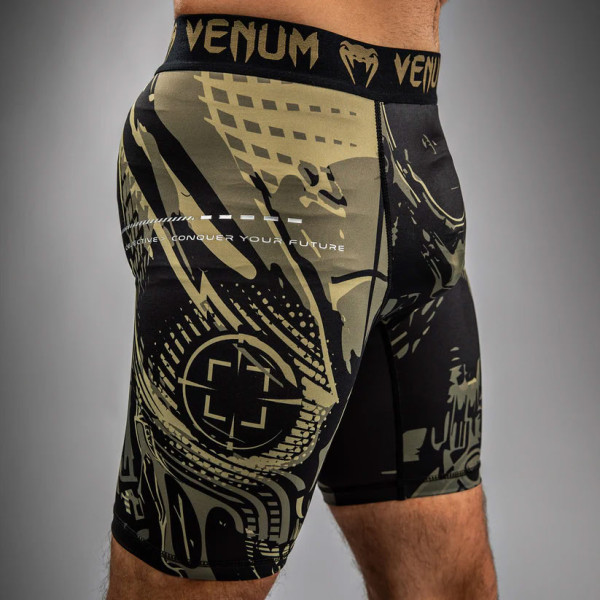 Компресійні шорти Venum Invader Vale Tudo Shorts Black Sand
