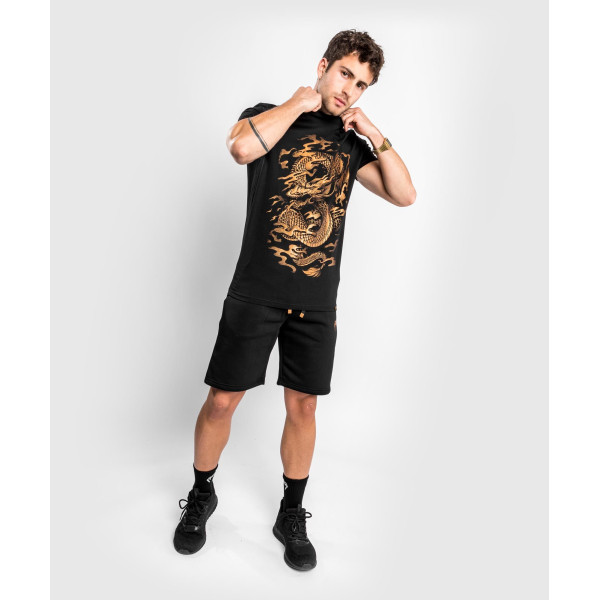 Футболка Venum Dragon's Flight T-Shirt Black Bronze