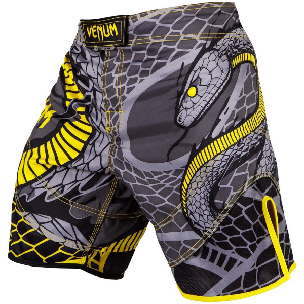 Шорти для MMA Venum Snaker Fightshorts Black Yellow
