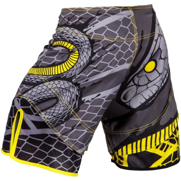 Шорти для MMA Venum Snaker Fightshorts Black Yellow