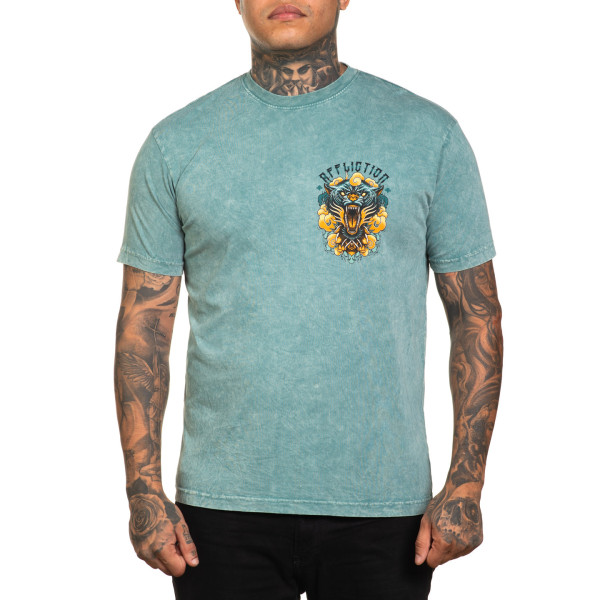 Футболка Affliciton Ancient Moon Tee Trellis Lava Wash