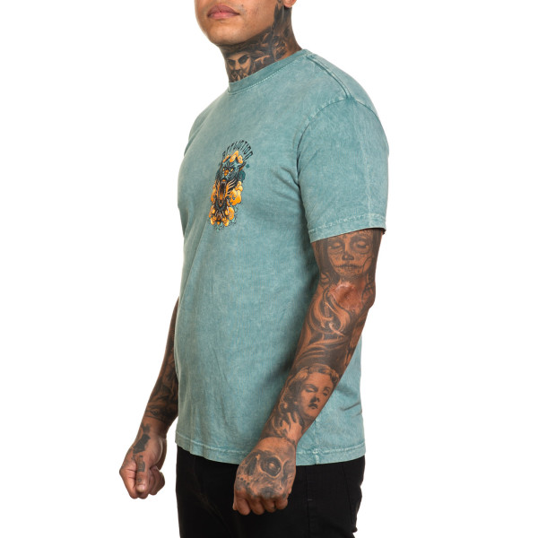 Футболка Affliciton Ancient Moon Tee Trellis Lava Wash