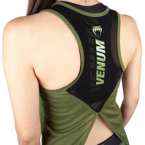 Жіноча майка Venum Power 2.0 Tank Top Khaki Black