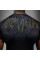 Рашгард Venum Serpenti Short Sleeve Rashguard Black Silver Gold