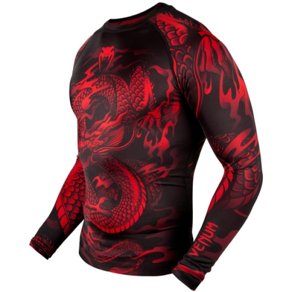 Рашгард Venum Dragons Flight Rashguard Long Sleeves Red