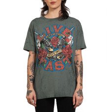 Жіноча футболка Affliction Love Gun Sage Leaf