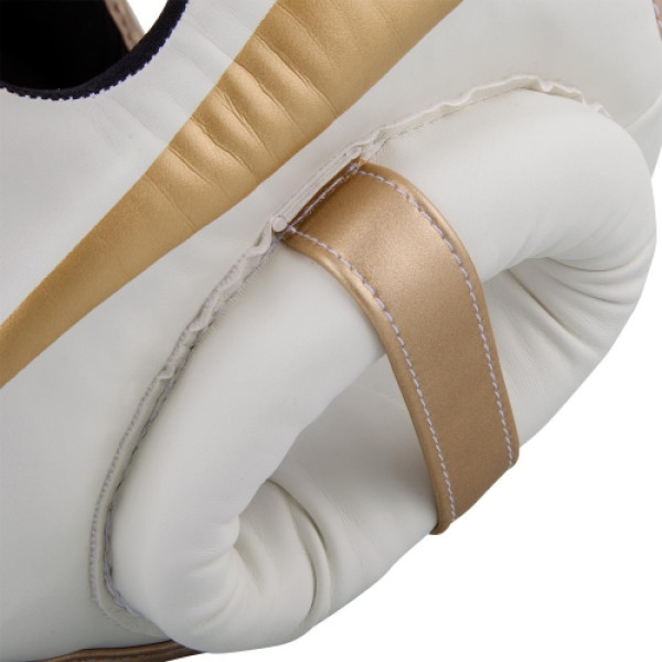 Шлем Venum Elite Headgear White Gold