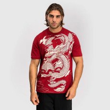 Футболка Venum Dragon’s Flight Men’s T-Shirt Cherry Red Cream White