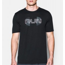 Футболка Under Armour Run Overlap T-Shirt Black