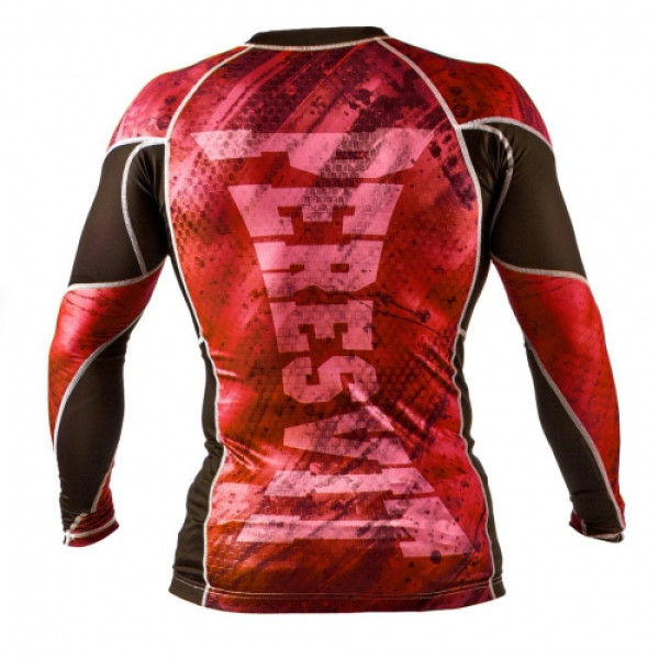 Рашгард Peresvit Immortal Silver Force Rashguard Long Sleeve Red Burn