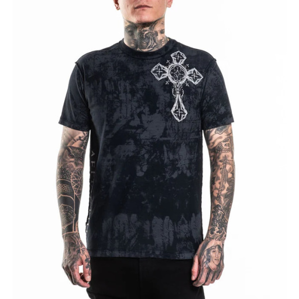 Футболка Affliction Silent Rain Tee Reversible