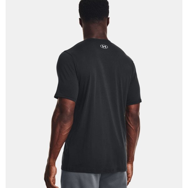Футболка Under Armour Charged Cotton Left Chest Lockup Black