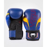 Боксерські рукавички Venum Elite Evo Boxing Gloves - Blue Yellow