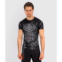 Рашгард Venum Gladiator 5.0 Men's Short Sleeve Rashguard Black Silver