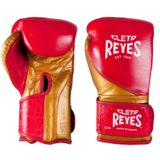 Боксерські рукавиці Cleto Reyes High Precision Leather Training Gloves Red Gold