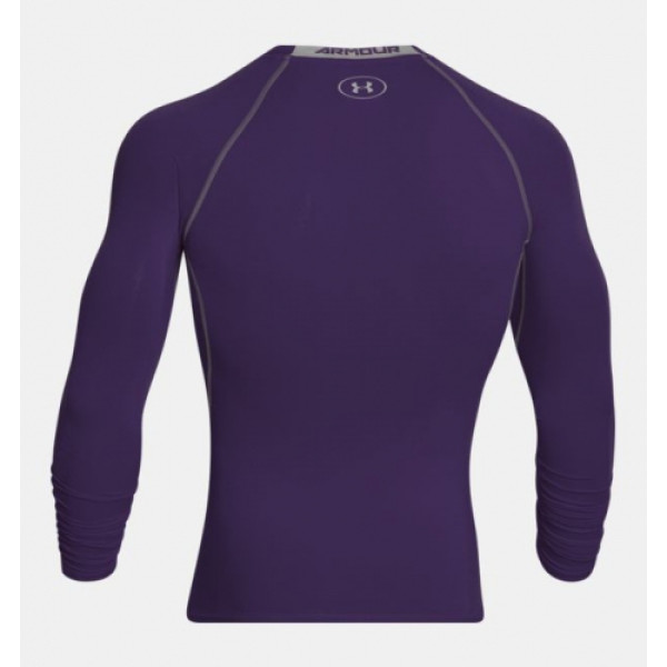 Компресійна футболка Under Armour HeatGear Compression Long Sleeve Stealth Purple