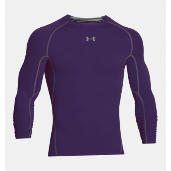 Компресійна футболка Under Armour HeatGear Compression Long Sleeve Stealth Purple