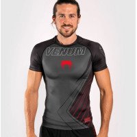 Рашгард з коротким рукавом Venum Contender 5.0 Rashguard Black Red