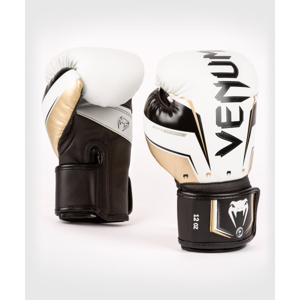 Боксерські рукавиці Venum Elite Evo Boxing Gloves White Gold