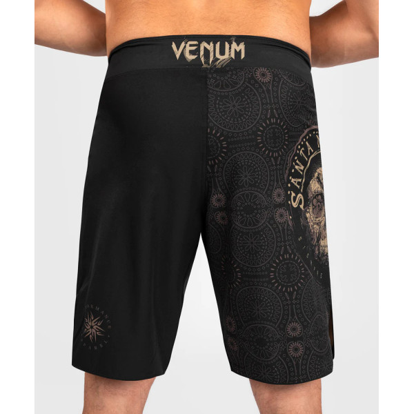 Шорти для ММА Venum Santa Muerte Dark Side Fightshorts - Black Brown