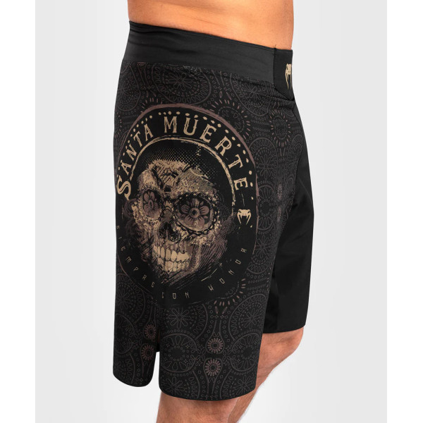 Шорти для ММА Venum Santa Muerte Dark Side Fightshorts - Black Brown