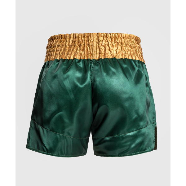 Шорти для тайського боксу Venum Muay Thaï Short Classic Green Gold White