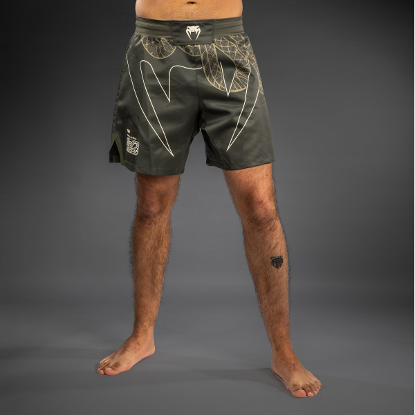 Шорти для ММА Venum Serpenti Fightshorts Khaki Bronze Ivory