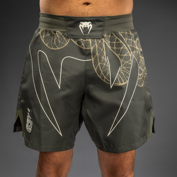 Шорти для ММА Venum Serpenti Fightshorts Khaki Bronze Ivory