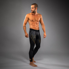 Легінси Venum Serpenti Spats Black Silver Gold