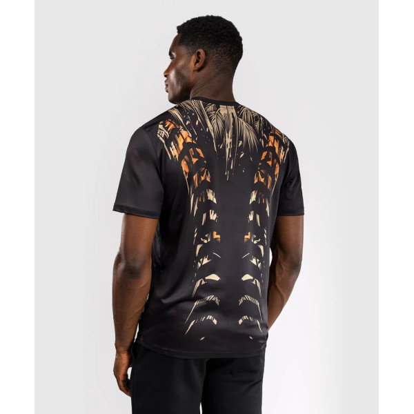Футболка Venum Tiger Men's Dry Tech T-Shirt Black Neon Orange