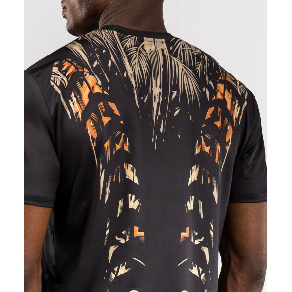 Футболка Venum Tiger Men's Dry Tech T-Shirt Black Neon Orange