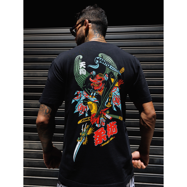 Футболка MANTO T-shirt Tengu Black